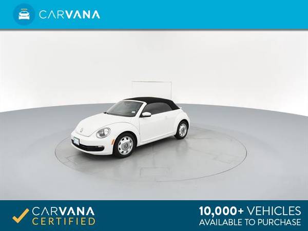 2015 VW Volkswagen Beetle 1.8T Convertible 2D Convertible WHITE - for sale in Memphis, TN – photo 6
