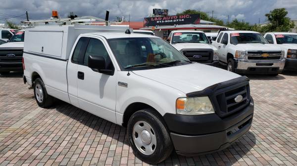 2008 FORD F150 XL, REGULAR CAB, 8 FT BED WITH TOPPER, 4.2 V6 for sale in largo, FL – photo 6