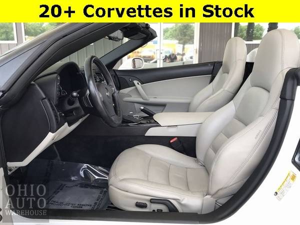 2008 Chevrolet Corvette Convertible 6 2L V8 Navigation Clean Carfax for sale in Canton, OH – photo 12