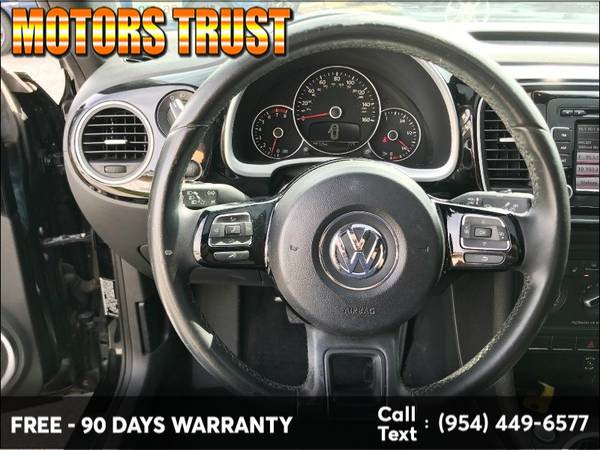 2012 Volkswagen Beetle 2dr Cpe Man 2.5L 90 Days Car Warranty for sale in Miami, FL – photo 22