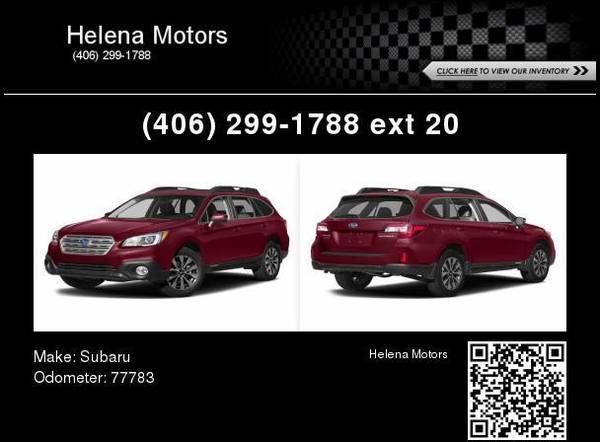 2017 Subaru Outback Limited - - by dealer - vehicle for sale in Helena, MT