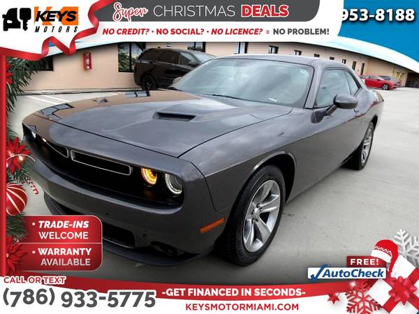 2016 Dodge Challenger SXT FOR ONLY $344/mo! - cars & trucks - by... for sale in Miami, FL