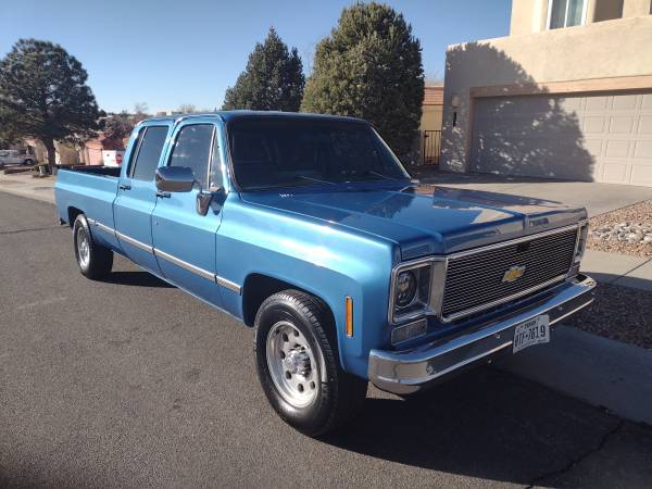 1977 Chevrolet C20 Crew Cab - Turn Key Truck - - by for sale in Albuquerque, CO