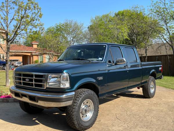 1996 Ford F250 Crew Cab Short Bed 4x4 7 3 Powerstroke Turbo Diesel for sale in irving, TX – photo 2
