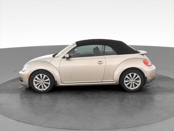 2013 VW Volkswagen Beetle TDI Convertible 2D Convertible Beige - -... for sale in South Bend, IN – photo 5