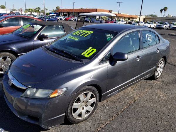 2010 Honda Civic LX Sedan 5-Speed AT FREE CARFAX ON EVERY VEHICLE for sale in Glendale, AZ – photo 2
