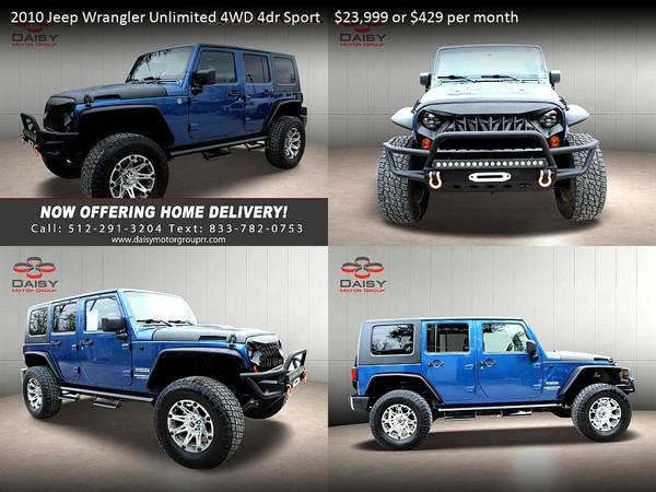2014 Jeep Wrangler Unlimited 4WDSport 4 WDSport 4-WDSport for only for sale in Round Rock, TX – photo 18