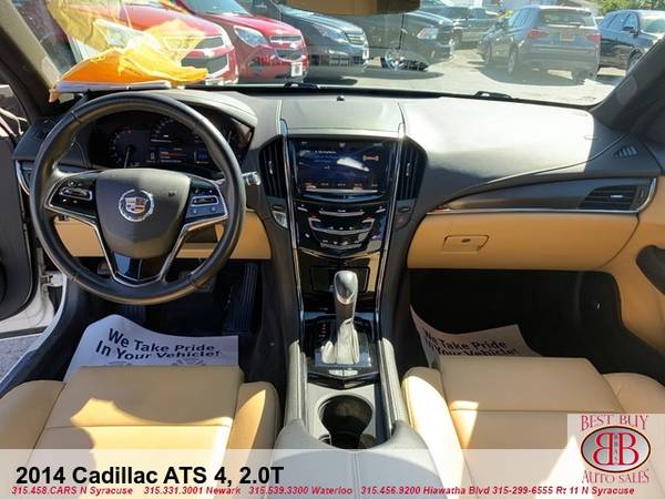 2014 CADILLAC ATS 4, 2.0T! LOADED!!! BACK UP CAM! PUSH START! LEATHER! for sale in Syracuse, NY – photo 13