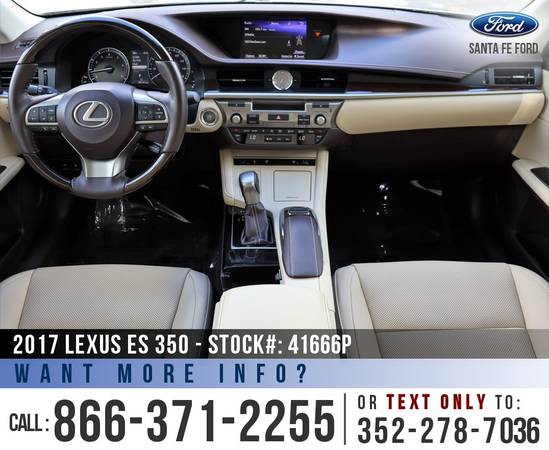 2017 LEXUS ES 350 Sunroof - Leather Seats - Push to Start for sale in Alachua, FL – photo 16