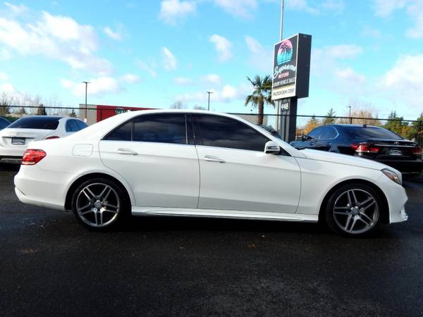 White on Black 2015 Mercedes-Benz E-Class E400 AMG Sport - cars & for sale in Auburn, OR – photo 8