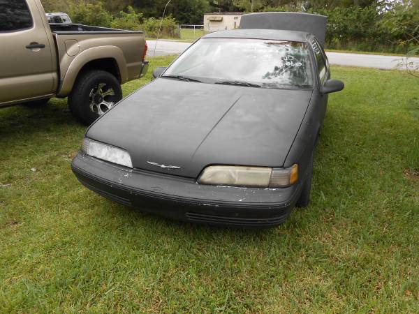 1991 ford t-bird running project car for sale in Brooksville, FL