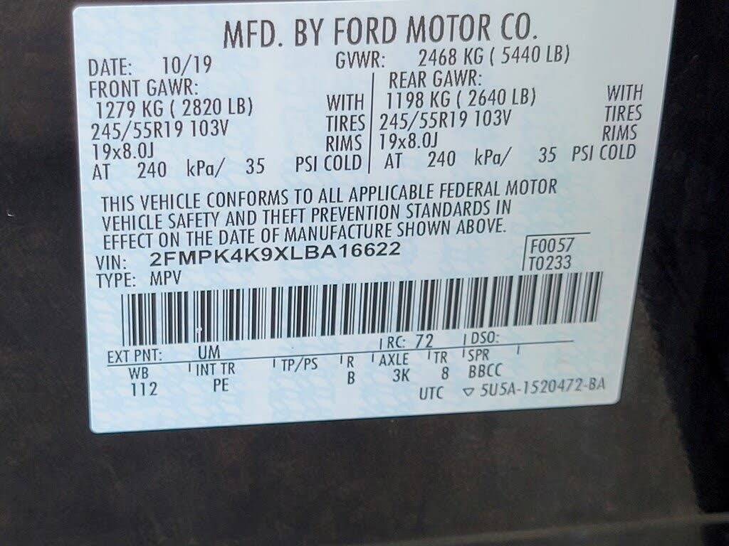 2020 Ford Edge Titanium AWD for sale in Ashland, VA – photo 42