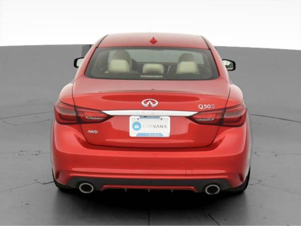 2019 INFINITI Q50 RED SPORT 400 Sedan 4D sedan Red - FINANCE ONLINE... for sale in Atlanta, NV – photo 9