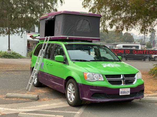 2013 Dodge Caravan SXT Camper Van Mini Mobile Home RV W/Roof Tent -... for sale in Walnut Creek, CA