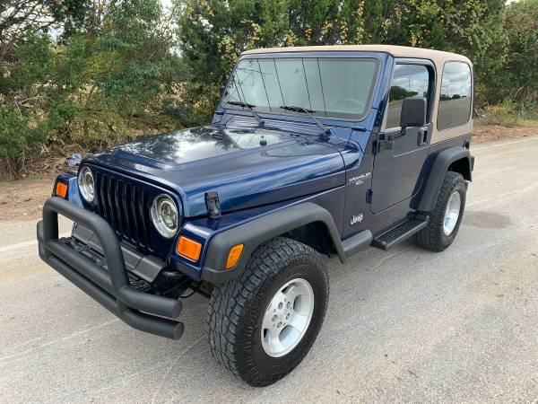 ●|||||||● 2001 Jeep Wrangler hardtop, 4.0 manual 145k miles... for sale in New Braunfels, TX – photo 2