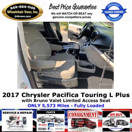 2017 Chrysler Pacifica Touring L Plus with Mobility Package for sale in Laguna Hills, CA – photo 8
