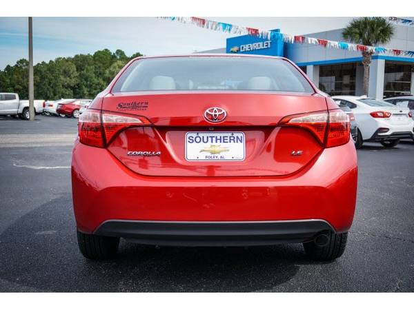 2018 *Toyota* *Corolla* *L CVT* Red for sale in Foley, AL – photo 5