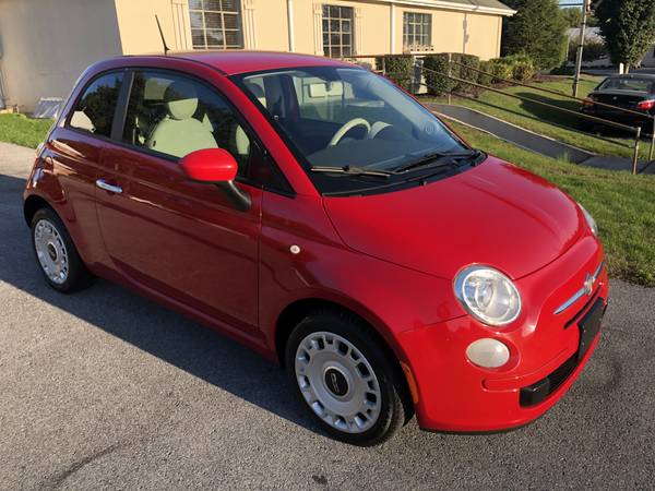 2012 Fiat 500 Pop 5 Speed Clean Carfax Red with Brown Int. Great Cond. for sale in Palmyra, PA – photo 3