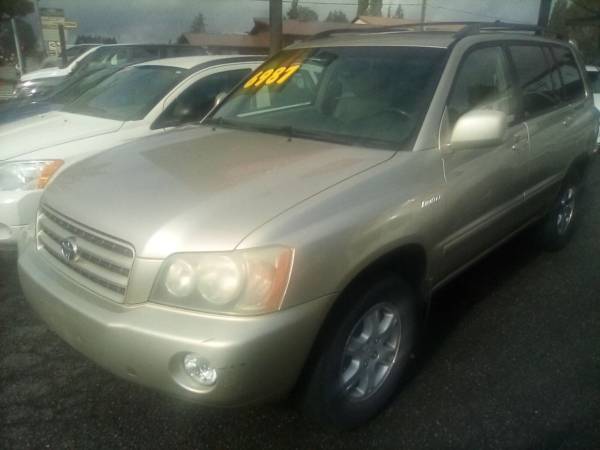 2002 Toyota Highlander Limited 2WD 4dr SUV SUV - - by for sale in Mount Vernon, WA