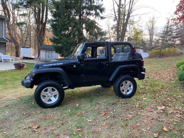 Lifted 2007 Black Jeep Wrangler Rubicon - Spotless - cars & trucks -... for sale in Butler, NY – photo 3