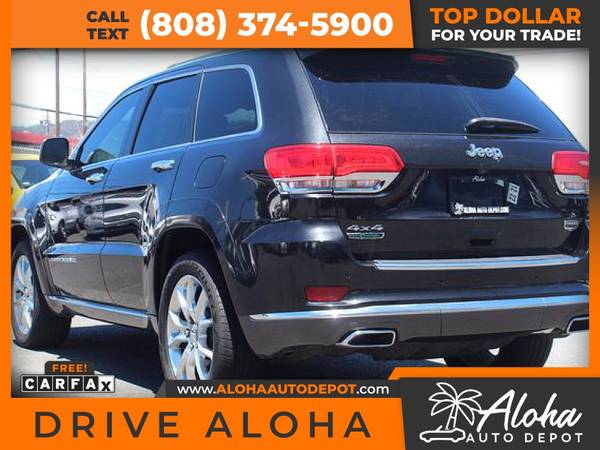 2014 Jeep Grand Cherokee Summit Sport Utility 4D 4 D 4-D for only for sale in Honolulu, HI – photo 4