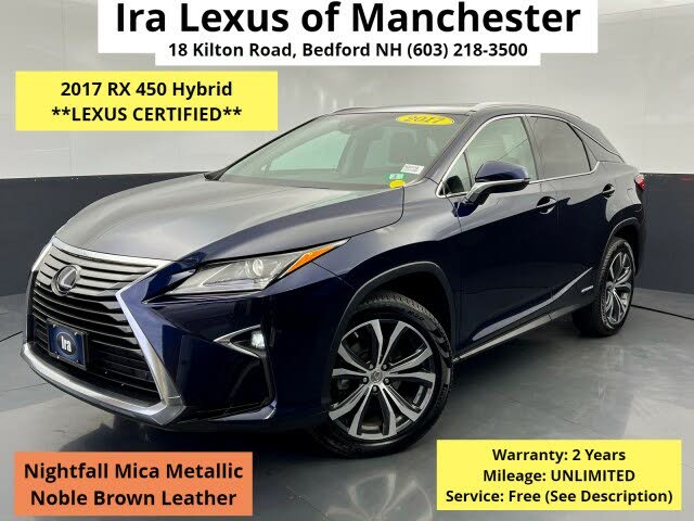 2017 Lexus RX Hybrid 450h AWD for sale in Other, NH
