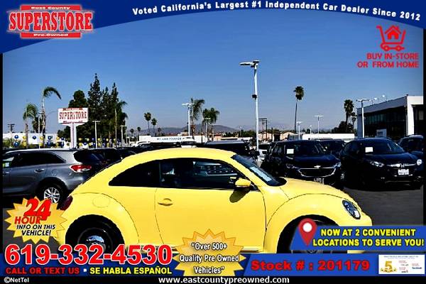 2012 VOLKSWAGEN BEETLE 2.5L-EZ FINANCING-LOW DOWN! - cars & trucks -... for sale in El Cajon, CA – photo 8