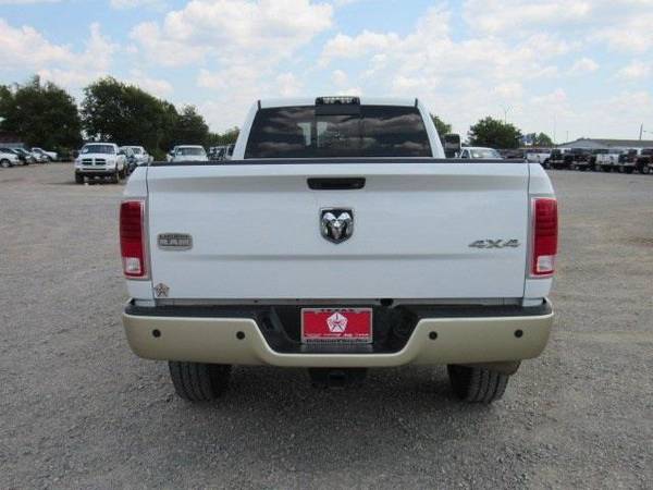2015 Ram 3500 truck Laramie Longhorn - White for sale in Bonham, TX – photo 6
