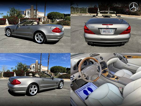 2005 Mercedes-Benz SL500 Convertible 67, 000 Miles for sale in Palm Desert , CA – photo 3