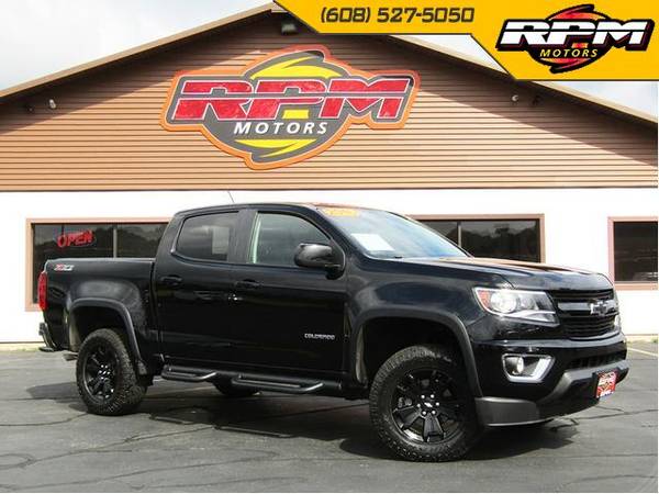 2016 Chevy Colorado LT Z71 Midnight Edition Crew Cab 4x4 - Low Miles for sale in New Glarus, WI