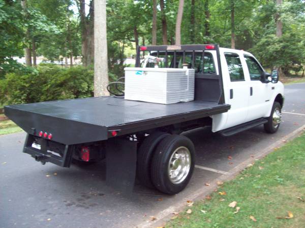 2002 Ford F-550SD XLT Crew Cab Flatbed Diesel - - by for sale in Spartanburg, SC – photo 5