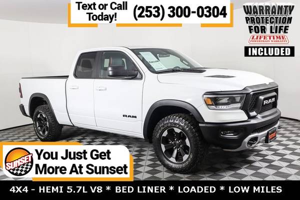 2019 Ram 1500 4x4 4WD Dodge Rebel Extended Cab TRUCK PICKUP F150 for sale in Sumner, WA