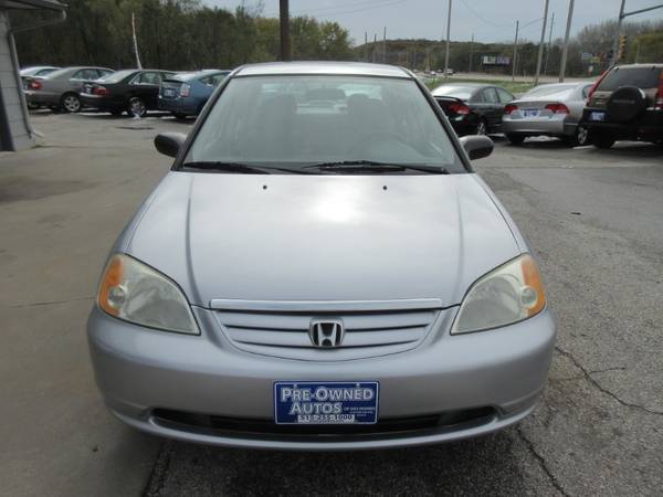 2003 Honda Civic LX Sedan - Automatic - Cruise - Low Miles - 68K!! -... for sale in Des Moines, IA – photo 3