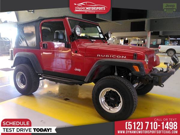 2003 Jeep Wrangler Rubicon - cars & trucks - by dealer - vehicle... for sale in Houston, TX – photo 3