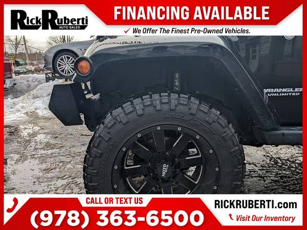 2013 Jeep Wrangler Unlimited Rubicon FOR ONLY 435/mo! - cars & for sale in Fitchburg, MA – photo 8