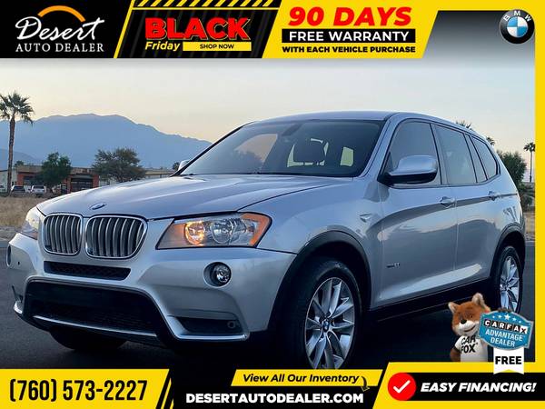 2013 BMW X3 xDrive28i AWD 75,000 MILES xDrive28i SUV with 75,000... for sale in Palm Desert , CA – photo 4