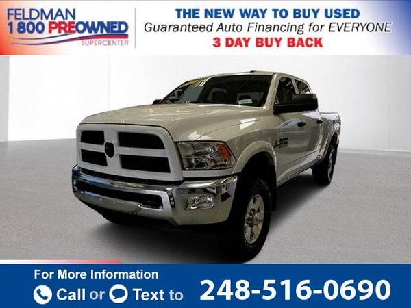 2015 *Ram* *2500* Outdoorsman pickup Bright White Clearcoat for sale in Waterford Township, MI