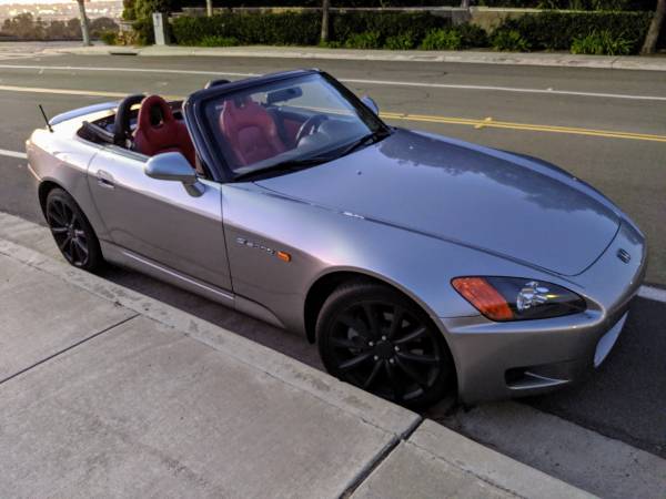 SOLD - 2001 Honda S2000 Silverstone+Red Leather for sale in Del Mar, CA