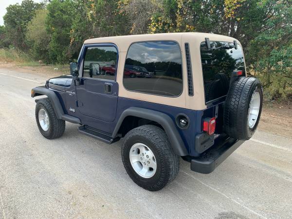 ●|||||||● 2001 Jeep Wrangler hardtop, 4.0 manual 145k miles... for sale in New Braunfels, TX – photo 3