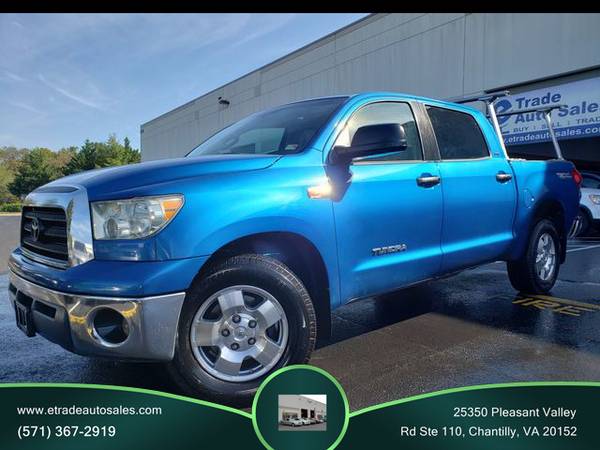 2007 Toyota Tundra CrewMax SR5 Pickup 4D 5 1/2 ft 304021 Cash Price for sale in CHANTILLY, District Of Columbia