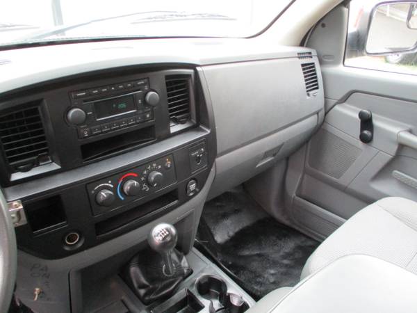 2007 Dodge Ram 3500 REG. CAB 4X4 FLAT DECK DIESEL MANUAL TRANS, WINCH for sale in south amboy, WV – photo 14