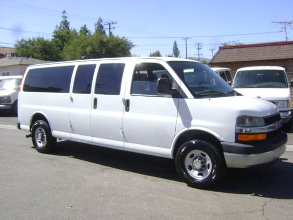 09 Chevy Express EXTENDED 15-Passenger Cargo Van 1 Owner Government... for sale in Corona, CA – photo 3
