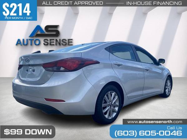 214/mo - 2016 Hyundai Elantra SE - - by dealer for sale in Chichester, ME – photo 6