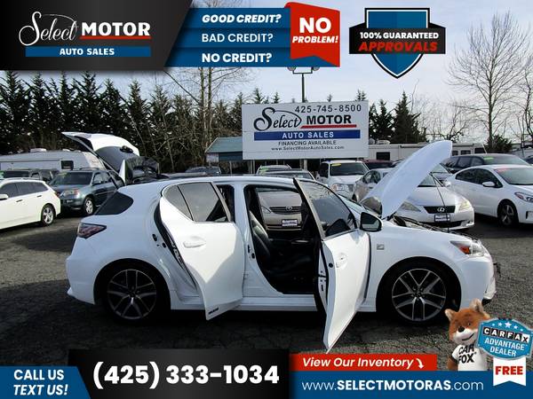 2014 Lexus CT 200h 200 h 200-h BaseHatchback FOR ONLY 379/mo! for sale in Lynnwood, WA – photo 5