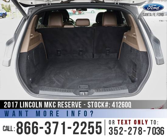 2017 LINCOLN MKC RESERVE Sunroof, Leather Seats, SYNC 3 for sale in Alachua, FL – photo 19