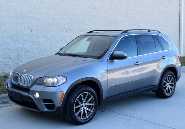Grey 2011 BMW X5 5.0i - Black Leather - Nav - Backup Cam - Pano Roof... for sale in Raleigh, NC