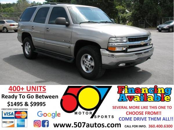 2001 Chevrolet Tahoe 4dr 4WD LT - cars & trucks - by dealer -... for sale in Roy, WA