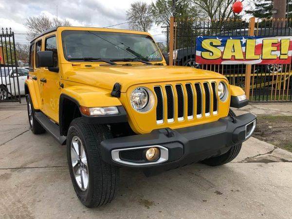 2019 Jeep Wrangler Unlimited Sahara 4x4 4dr SUV FREE CARFAX, 2YR... for sale in Detroit, MI – photo 2