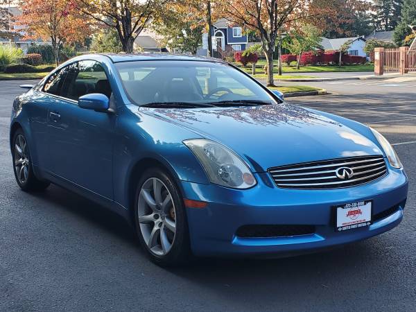 2003 Infiniti G35 Coupe with 6-Speed Manual & Brembo Brake Package for sale in Lynnwood, WA – photo 3