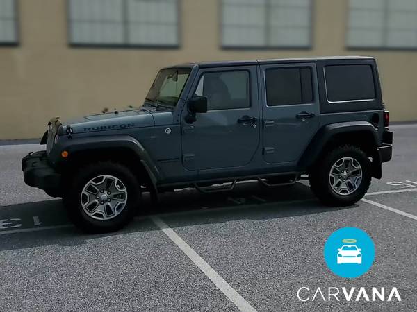 2014 Jeep Wrangler Unlimited Rubicon Sport Utility 4D suv Gray - -... for sale in Austin, TX – photo 4